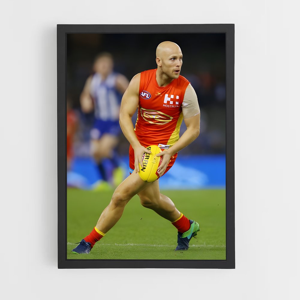Poster Gary de ablett – affiche Football australien (vue 2)